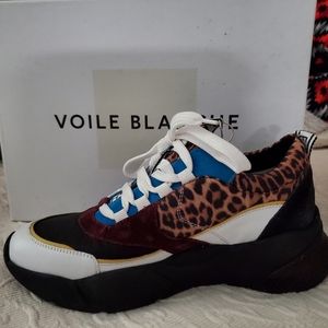 Voice Blanche Alexas leopard sneaker tennis shoe
